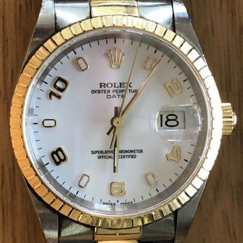 rolex n435214-15223 uomo|Rolex Oyster Perpetual 15223 in Acciaio inox oro giallo.